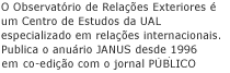 Janus OnLine - Informação